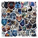 Adesivos, 60 unidades/lote, vinil Wolves, adesivos de grafite impermeáveis