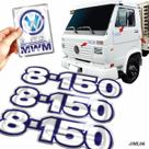 Adesivos 8-150 Emblemas Caminhão Mwm Volkswagen Resinados