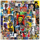 Adesivos Abstracts Arts Posters em vinil impermeável (50 unidades)