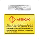 Adesivos Advertência Troller T4 Etiqueta Cromado Genérico