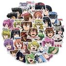 Adesivos Akames ga Kills Anime, pacote de 40 peças, desenho animado decorativo