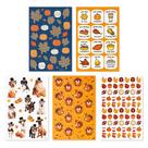 Adesivos American Greetings Thanksgiving, 600 unidades para crianças