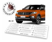 Adesivos Aplique Da Grade Tcross 20/.. Cromado Resinado Ml92 Adesivos Aplique Da Grade Tcross 20/.. Cromado Resinado Ml92