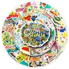 Adesivos australianos à prova d'água, decalques de grafite, 50 unidades Adesivos australianos à prova d'água, decalques de grafite, 50 unidades
