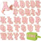 Adesivos autoadesivos de letras de chenille WILLBOND A-Z 52 unidades
