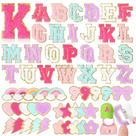 Adesivos autoadesivos para letras de chenille para mochilas: Funcolor