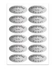 Adesivos autografados Remarkable Silver Foil 2,54x5,08 cm