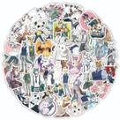 Adesivos Beastars Anime, vinil impermeável, pacote de 50 unidades