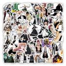Adesivos Bleachs Anime Cartoon 50 unidades de PVC impermeável Adesivos Bleachs Anime Cartoon 50 unidades de PVC impermeável