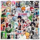 Adesivos Bleachs, vinil impermeável, anime, 50 unidades/lote D Adesivos Bleachs, vinil impermeável, anime, 50 unidades/lote D