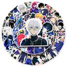 Adesivos Blues Locks Anime Cartoon Decalques 50 unidades de PVC à prova d'água