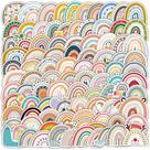 Adesivos Bohemian Rainbow Vinyl Waterproof Graffiti 100 unidades Adesivos Bohemian Rainbow Vinyl Waterproof Graffiti 100 unidades