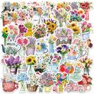 Adesivos Bouquet Flower, 50 unidades de regadores coloridos, vinil