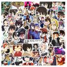 Adesivos Bungos Stray Dogs Anime 50 unidades de PVC impermeável