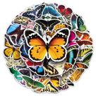 Adesivos Butterfly Insect Vinil Impermeável Graffiti 50 unidades