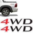Adesivos Caçamba 4wd P/ Duster 2015/2019 Genérico