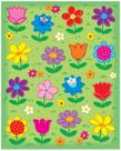 Adesivos Carson Dellosa Flower de 96 peças para crianças em sala de aula Adesivos Carson Dellosa Flower de 96 peças para crianças em sala de aula