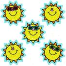 Adesivos Carson Dellosa Sun Dazzle de 75 peças para crianças em sala de aula Adesivos Carson Dellosa Sun Dazzle de 75 peças para crianças em sala de aula