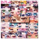 Adesivos Cartoon Eye Candy, vinil impermeável, 54 unidades