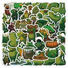 Adesivos Cartoon Frog 50 peças criativos desenhados à mão à prova d'água