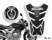 Adesivos Cbx 250 Twister Resinados Tankpad/bocal Preto Ml42