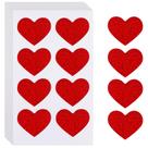 Adesivos ChicQuench Heart Red Glitter 3,8 cm autoadesivos x240 Adesivos ChicQuench Heart Red Glitter 3,8 cm autoadesivos x240