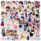 Adesivos Clannads, vinil impermeável, anime, 50 unidades/lote, 5-7 cm