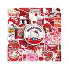 Adesivos Clássicos Hello Kitty Vermelhos 50PCS Estilo Kawaii INS Para Telefone, Laptop, Bagagem, Adesivos Clássicos Hello Kitty Vermelhos 50PCS Estilo Kawaii INS Para Telefone, Laptop, Bagagem,