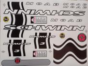 Adesivos Colante Bikes SCHWINN PRETO