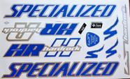 Adesivos colante bikes specialized azul