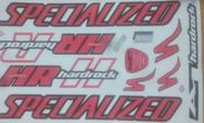 Adesivos colante bikes specialized vermelho