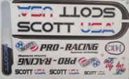 Adesivos Colante Scott Usa - PRETO