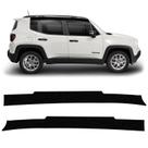 Adesivos Coluna Superior Jeep Renegade Preto 2016/2021