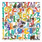 Adesivos com letras e números em inglês, vinil, impermeáveis, 50 unidades