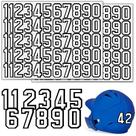 Adesivos com números de capacete LYGIV 110PCS para capacete esportivo