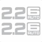 Adesivos Compatíveis C/ Ranger 2.2 6 Auto Emblema Lateral Adesivos Compatíveis C/ Ranger 2.2 6 Auto Emblema Lateral
