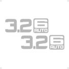 Adesivos Compatíveis C/ Ranger 3.2 6 Auto Emblema Lateral Adesivos Compatíveis C/ Ranger 3.2 6 Auto Emblema Lateral