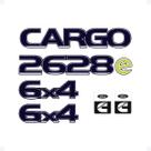 Adesivos Compatível Caminhão Cargo 09/11 2628E Azul Escuro
