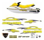 Adesivos Compatível Jet Ski Sea Doo Gti 750 Amarelo Jtki27