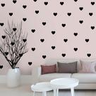 Adesivos Corações Decorativos 10 Unidades 5cm Preto Adesivos Corações Decorativos 10 Unidades 5cm Preto