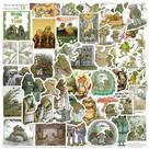 Adesivos Cute Frog, 50 peças de vinil impermeável para decoração
