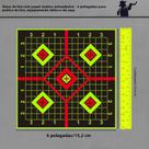 Adesivos De Alvo Fluorescentes De 6 Polegadas Para Prática De Tiro, 10 Peças Para Treinamento Com Adesivos De Alvo Fluorescentes De 6 Polegadas Para Prática De Tiro, 10 Peças Para Treinamento Com
