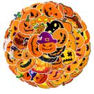 Adesivos de anime, Halloween, lanterna de abóbora, vinil, 50 unidades