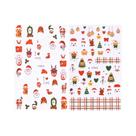 Adesivos De Arte Em Unhas 3D De Natal Cervos Papai Noel Decorações De Manicure De Ano Novo