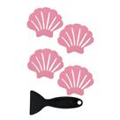 Adesivos de banheira antiderrapantes Secopad Shell Safety (24 unidades) rosa