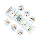 Adesivos De Boneco De Neve Cortados a Laser Para O Natal, 500 Peças Por Rolo, PVC Autoadesivo,