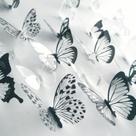 Adesivos de borboleta 3D para decoração de parede SUPANT 90 unidades para festa