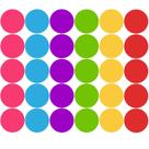 Adesivos de chão Outus Classroom, 30 peças, 15,2 cm, multicoloridos Adesivos de chão Outus Classroom, 30 peças, 15,2 cm, multicoloridos