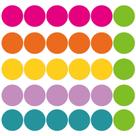 Adesivos de chão Outus Classroom, 30 peças, 15,2 cm, PVC multicolorido