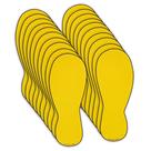Adesivos de chão TRADESAFE Footprint Cutouts antiderrapantes x10 pares
